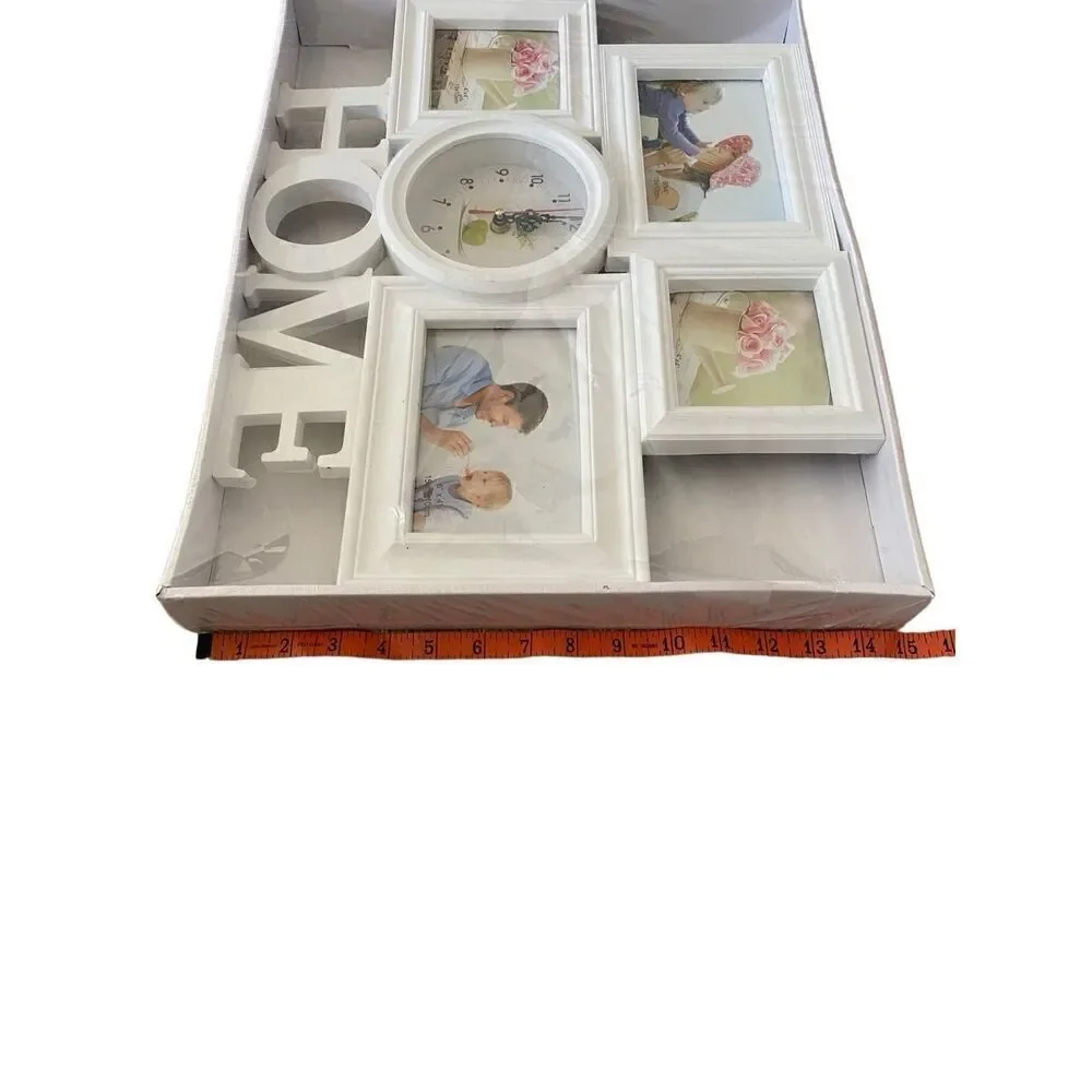 15 x 19 Wall Mounted Clock Picture Frame Home Decorations Photo